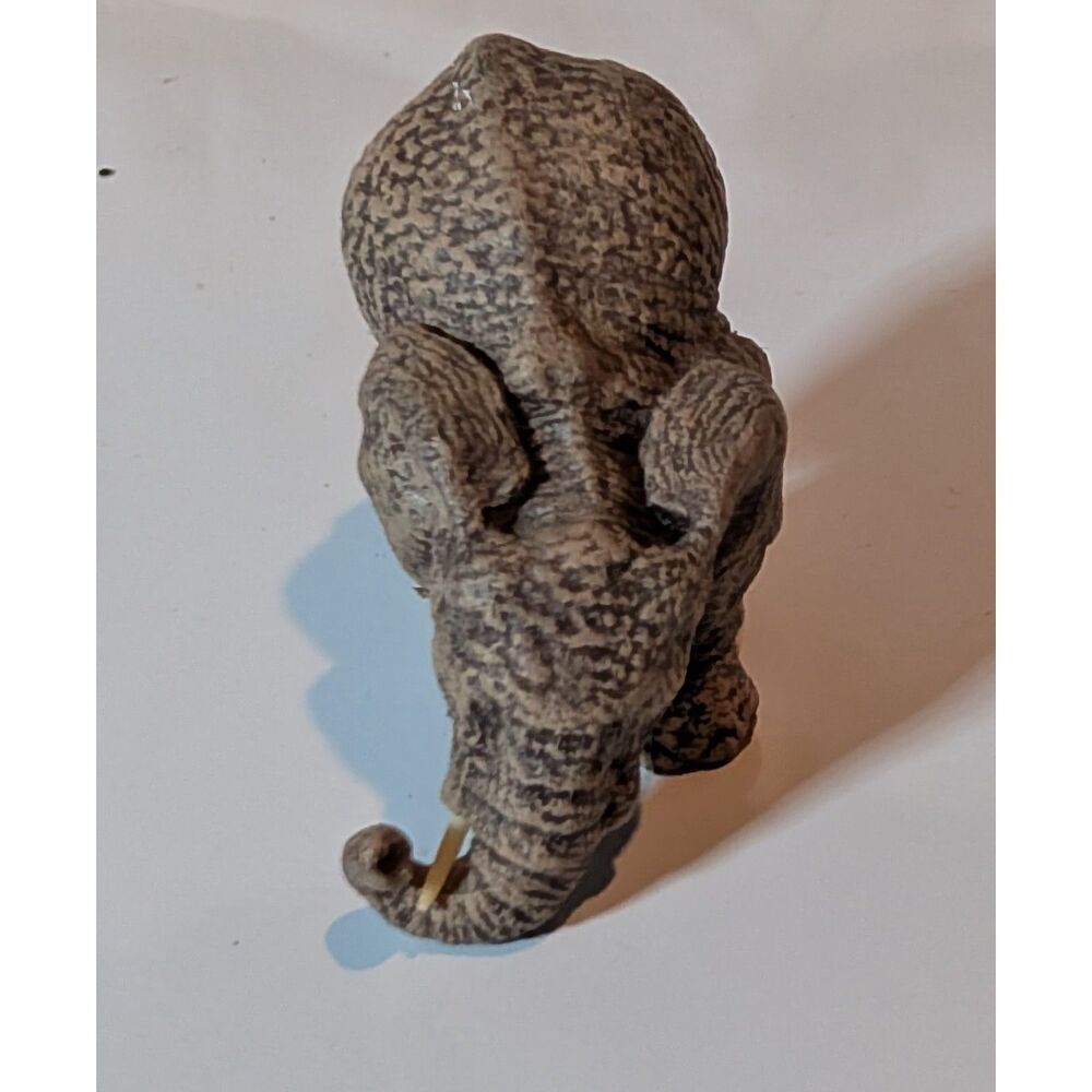 Vintage Pride Resin Elephant Figurine 1996 Collectible Safari Wildlife Animal